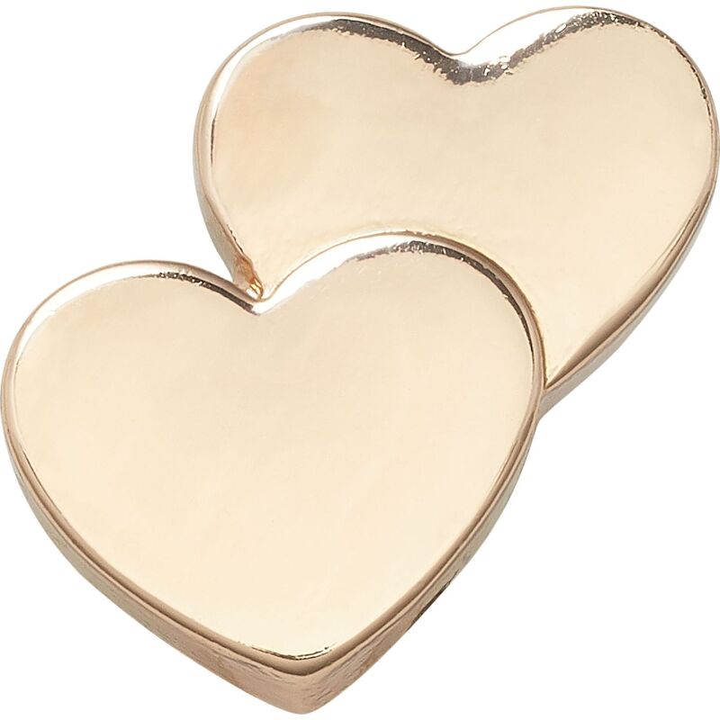 Crocs™ Jibbitz Gold Double Heart 196265883530
