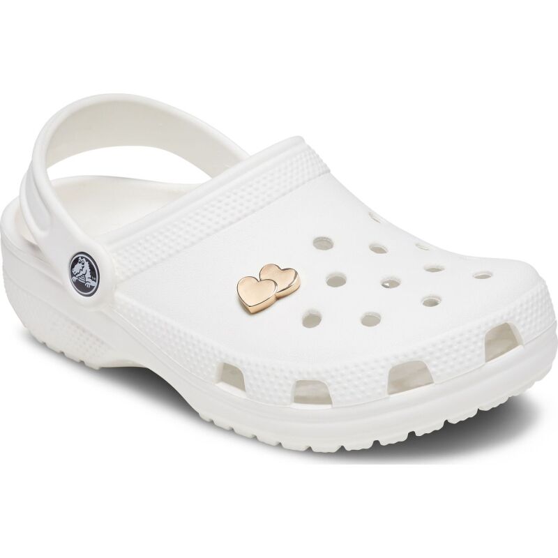 Crocs™ Jibbitz Gold Double Heart 196265883530