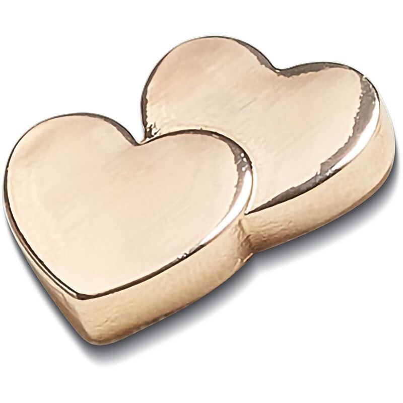 Crocs™ Jibbitz Gold Double Heart 196265883530