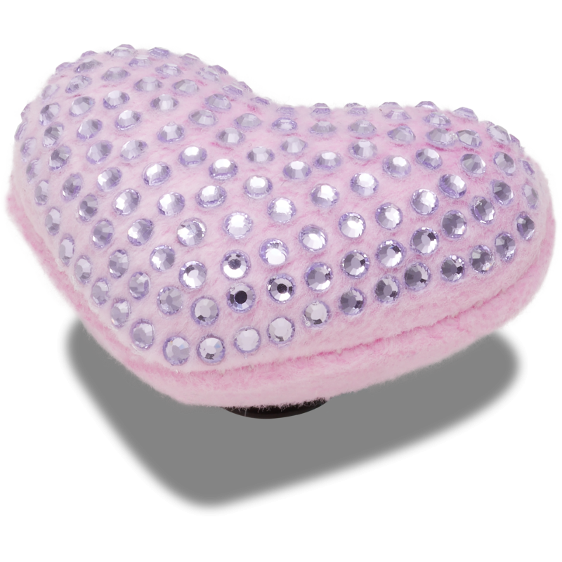 Crocs™ Jibbitz Plush Purple Gem Heart