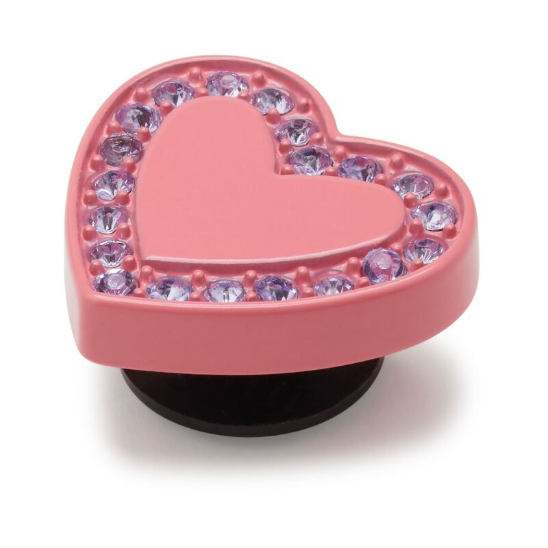 Crocs™ Jibbitz Pink Enamel Heart Gem 196265859603
