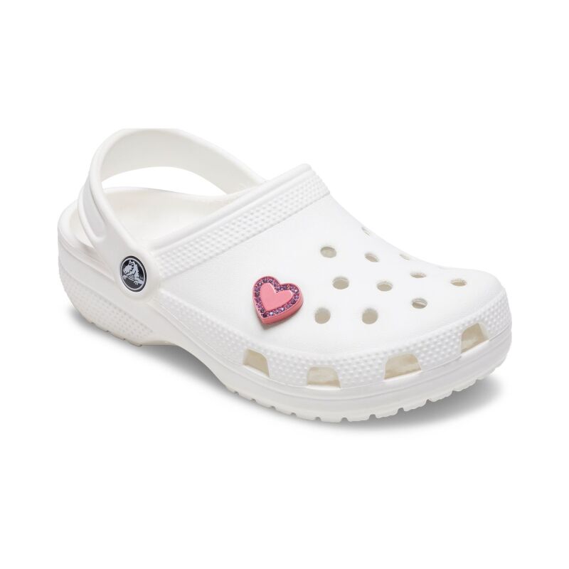 Crocs™ Jibbitz Pink Enamel Heart Gem 196265859603