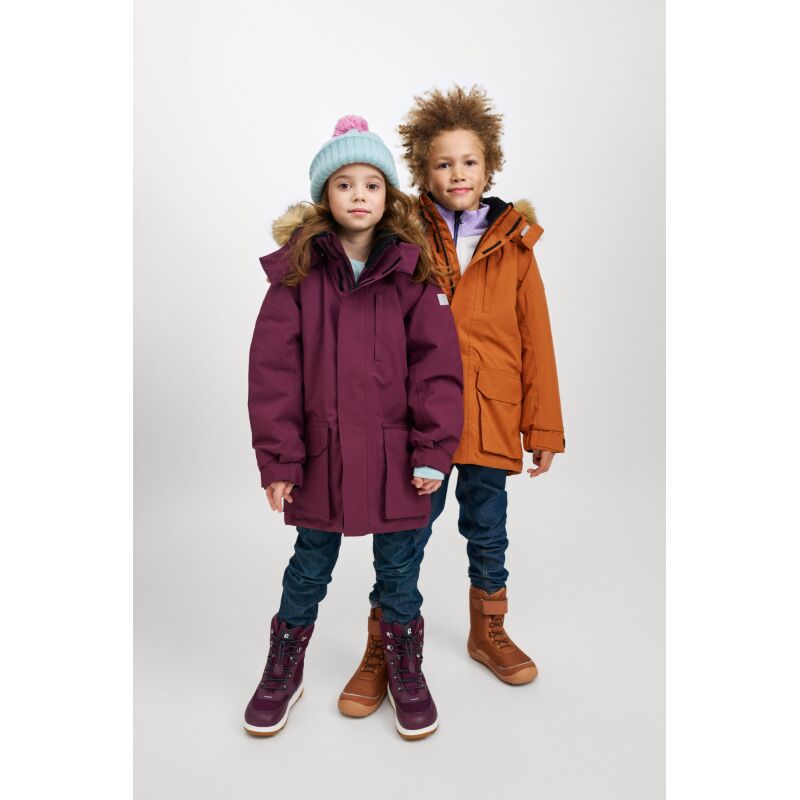 REIMA Talvella 5400151A Barefoot Winter boots ReimaTec Junior Cinnamon brown 1490