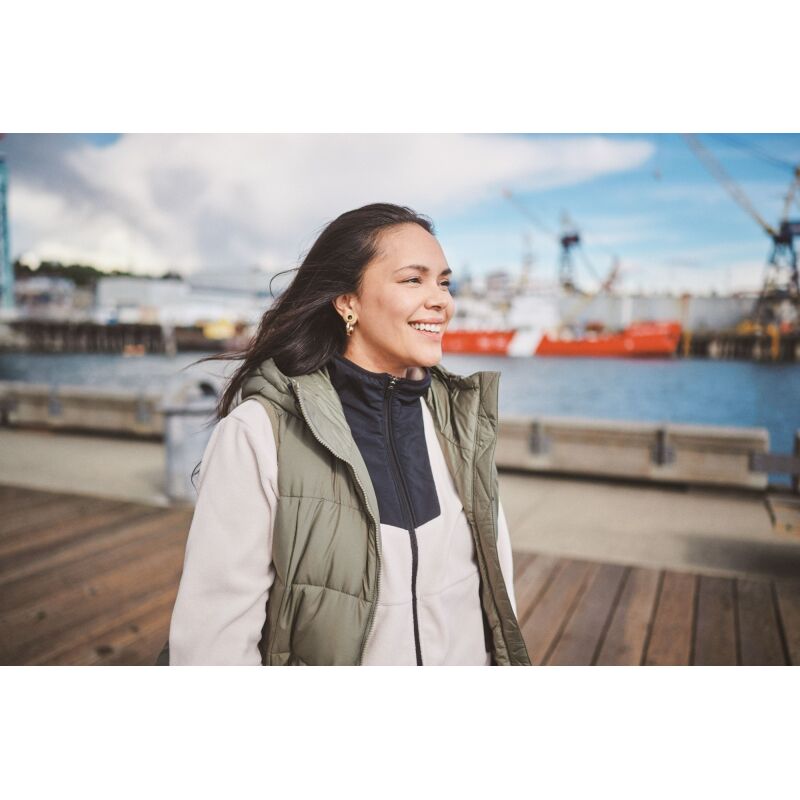Columbia SEQUOIA GROVE FULL ZIP FLEECE 2085313 Dark Stone/ Black