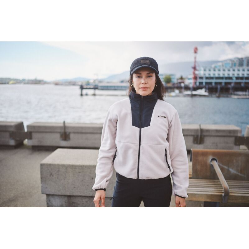 Columbia SEQUOIA GROVE FULL ZIP FLEECE 2085313 Dark Stone/ Black