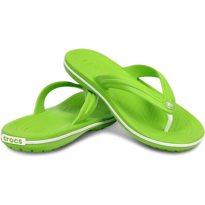 Crocs™ Crocband™ Flip Volt green/White