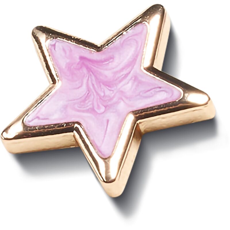 Crocs™ Jibbitz Pink And Gold Star 196265883639