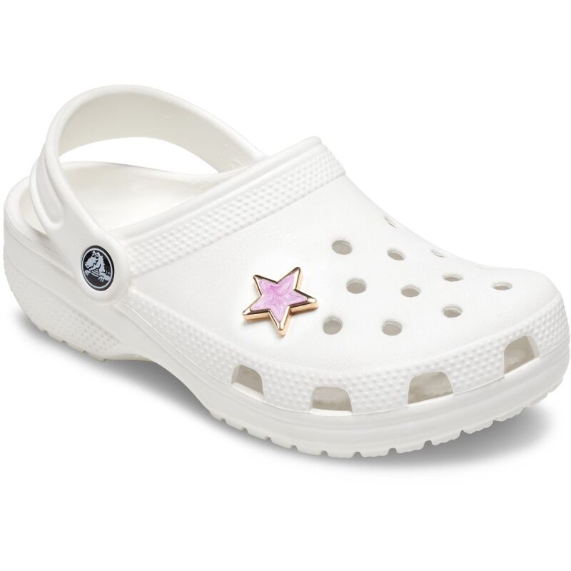 Crocs™ Jibbitz Pink And Gold Star 196265883639