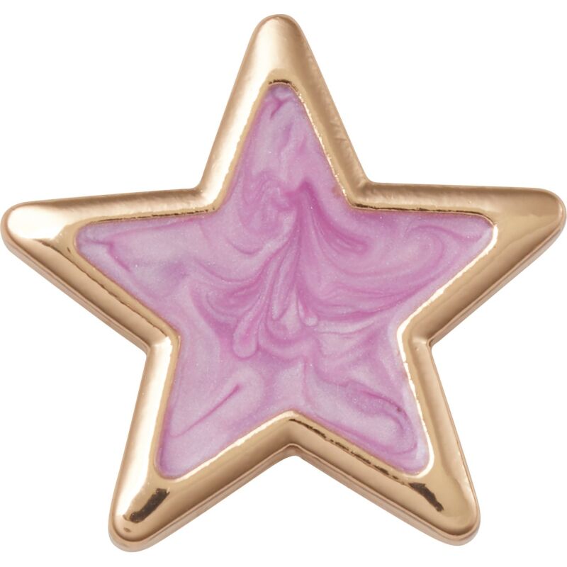 Crocs™ Jibbitz Pink And Gold Star 196265883639