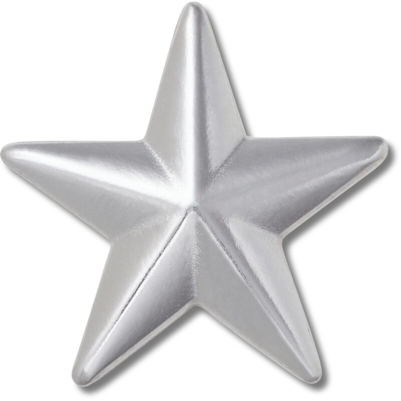 Crocs™ Jibbitz Silver Star Badge 196265844869