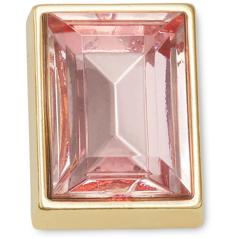 Crocs™ Jibbitz Pink Rectangle Gem 196265847037