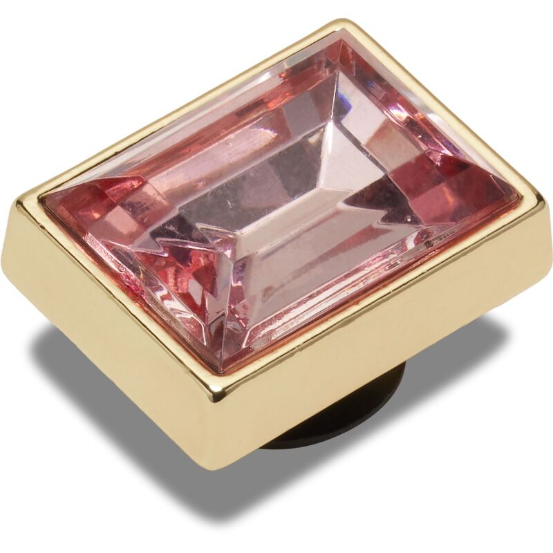 Crocs™ Jibbitz Pink Rectangle Gem 196265847037