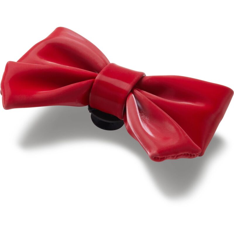 Crocs™ Jibbitz Maroon Bow Dark Romance