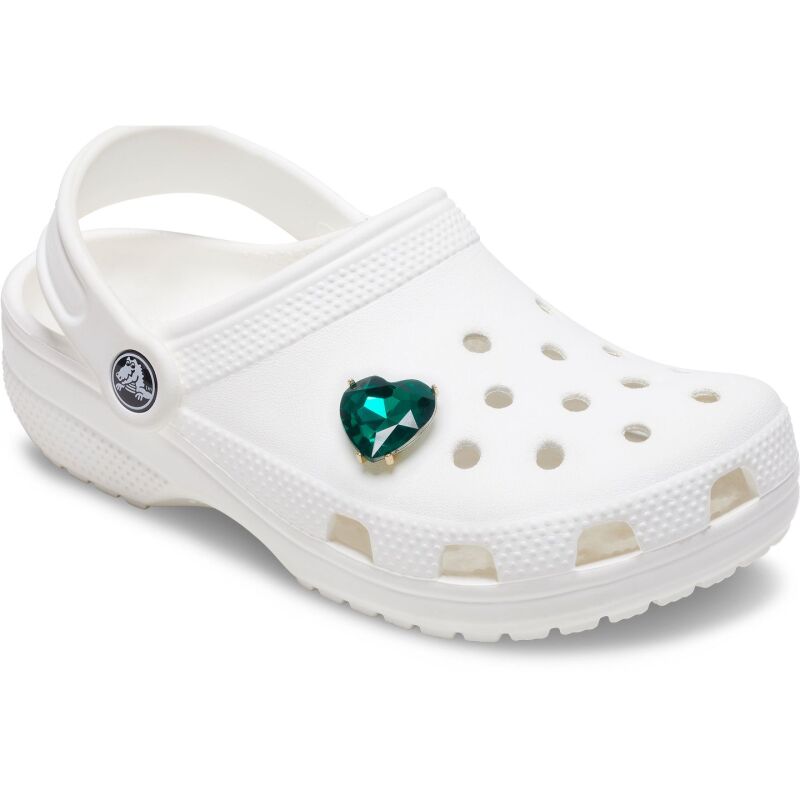Crocs™ Jibbitz Emerald Heart Gem 196265847778