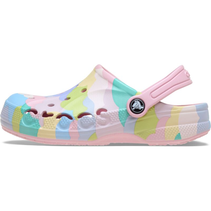 Crocs™ Baya Seasonal Printed Clog Kid's 209728 Petal Pink