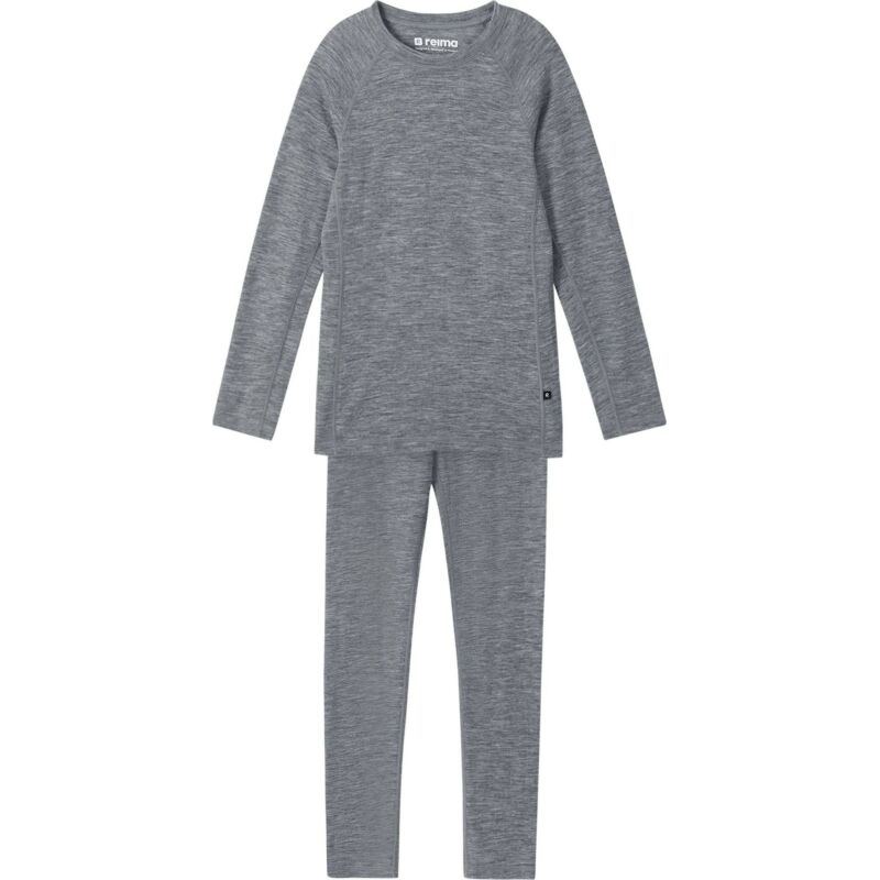 REIMA Wool Base Layer Set Kinsei 5200029A Melange Grey
