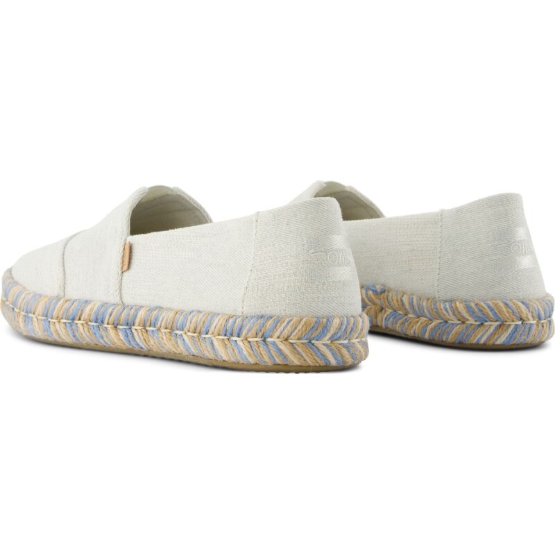 TOMS White Onyx Textured Denim 10021934 White