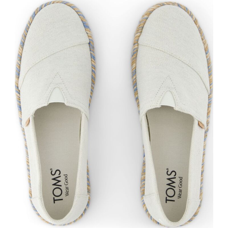 TOMS White Onyx Textured Denim 10021934 White