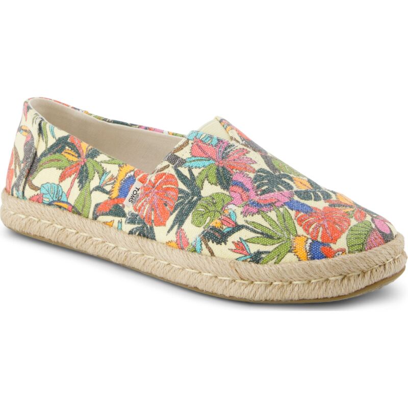 TOMS Multi Birds Of Paradise Canvas 10021889 Natural