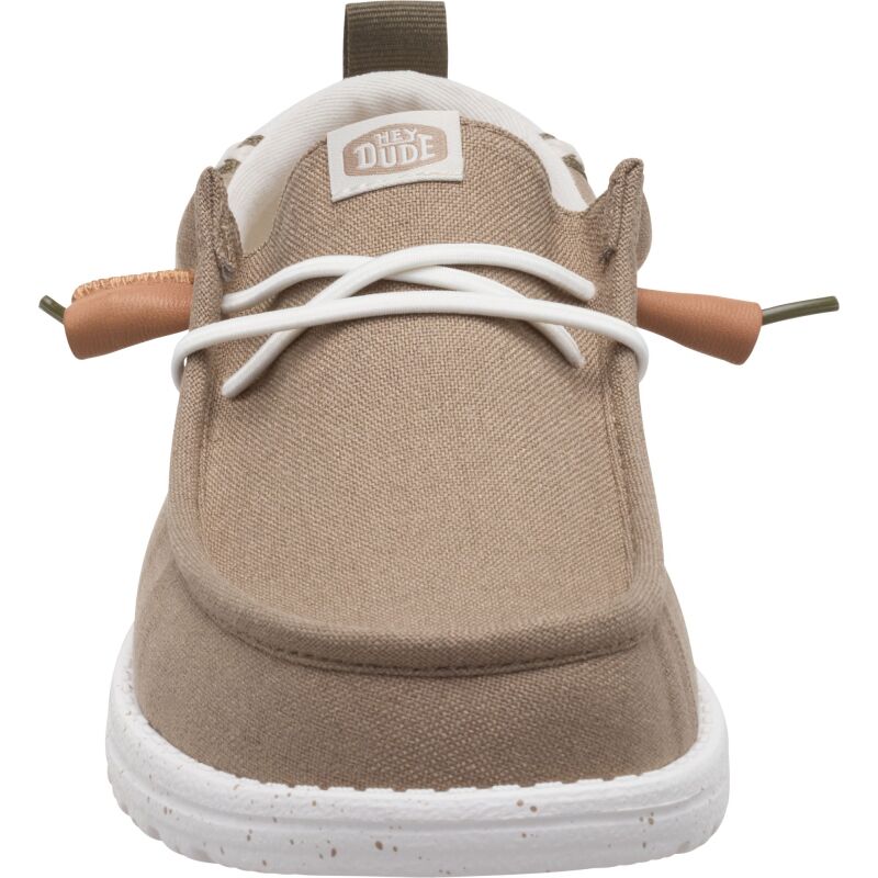 HEYDUDE Wally Summer Linen Men's Timber/Silver Birch