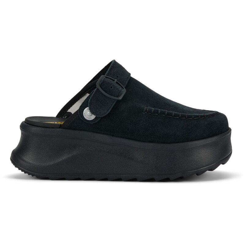 HEYDUDE Delray Clog Suede Women's Black