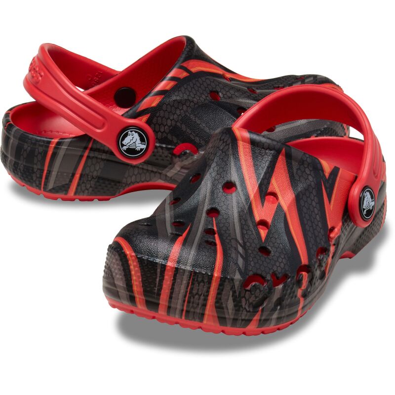 Crocs™ Baya Tie Dye Graphic Clog Kid's Flame