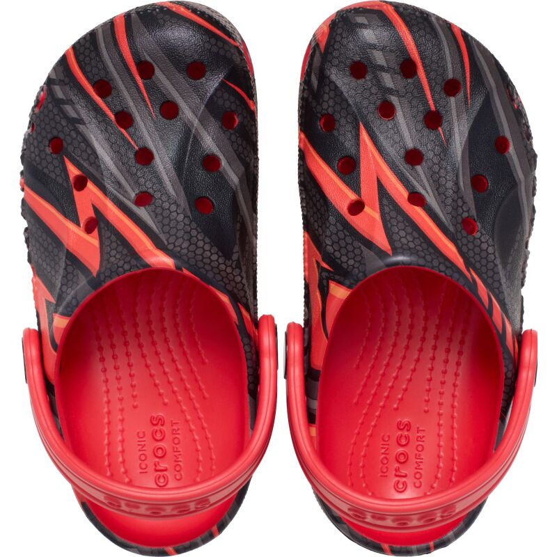 Crocs™ Baya Tie Dye Graphic Clog Kid's Flame