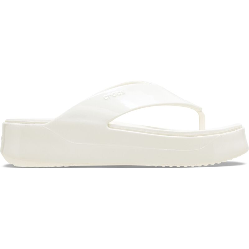 Crocs™ Getaway Platform Patent Flip Chalk