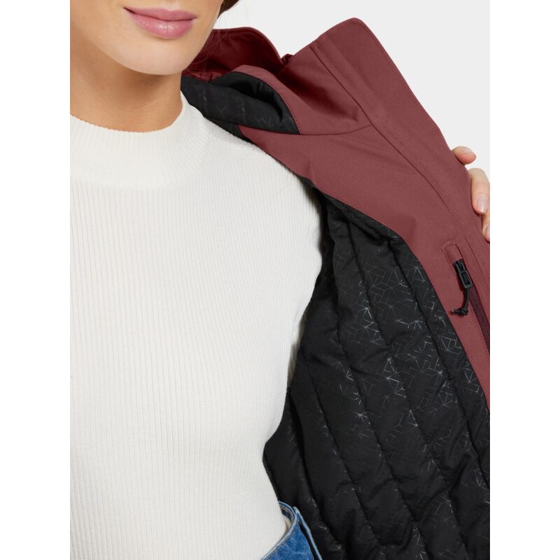 Didriksons Fia Wns Parka Old rust