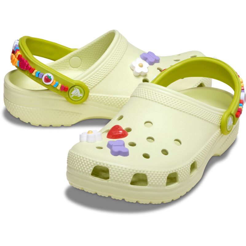 Crocs™ Classic Friendship Bracelet Clog Kids' Frothy Green