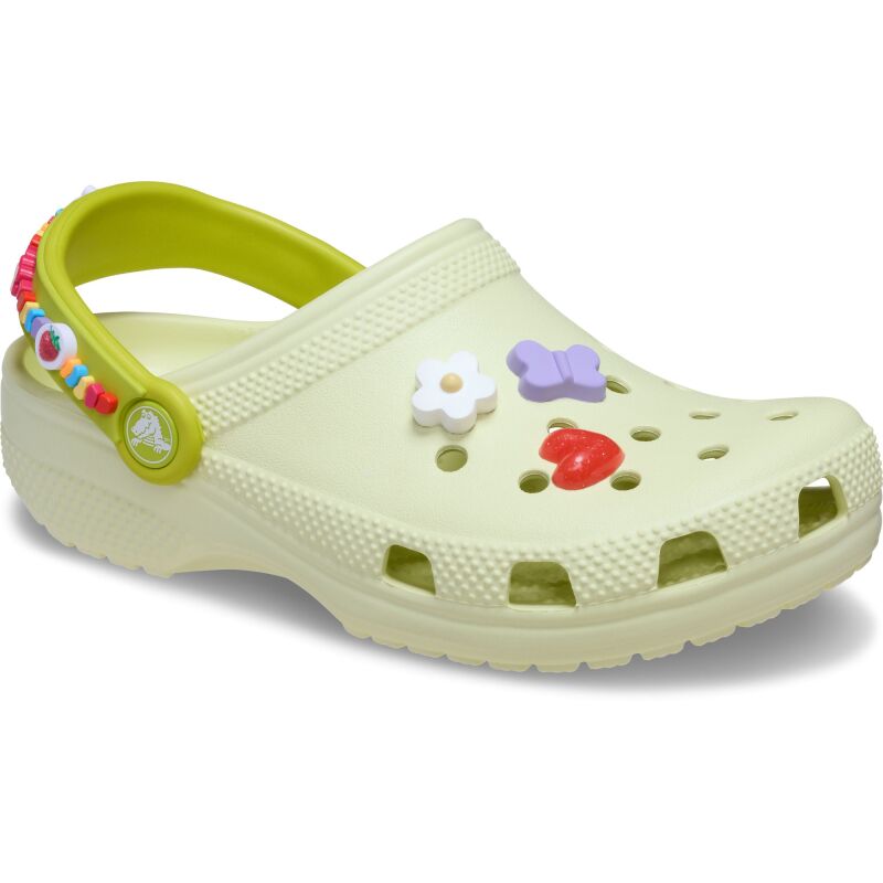Crocs™ Classic Friendship Bracelet Clog Kids' Frothy Green