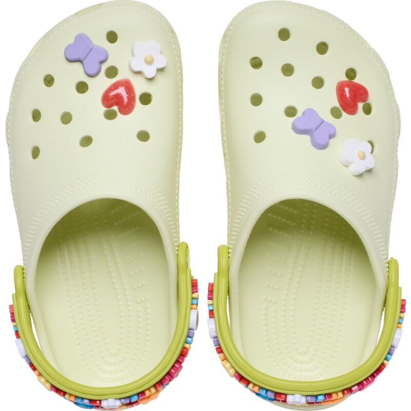 Crocs™ Classic Friendship Bracelet Clog Kids' Frothy Green