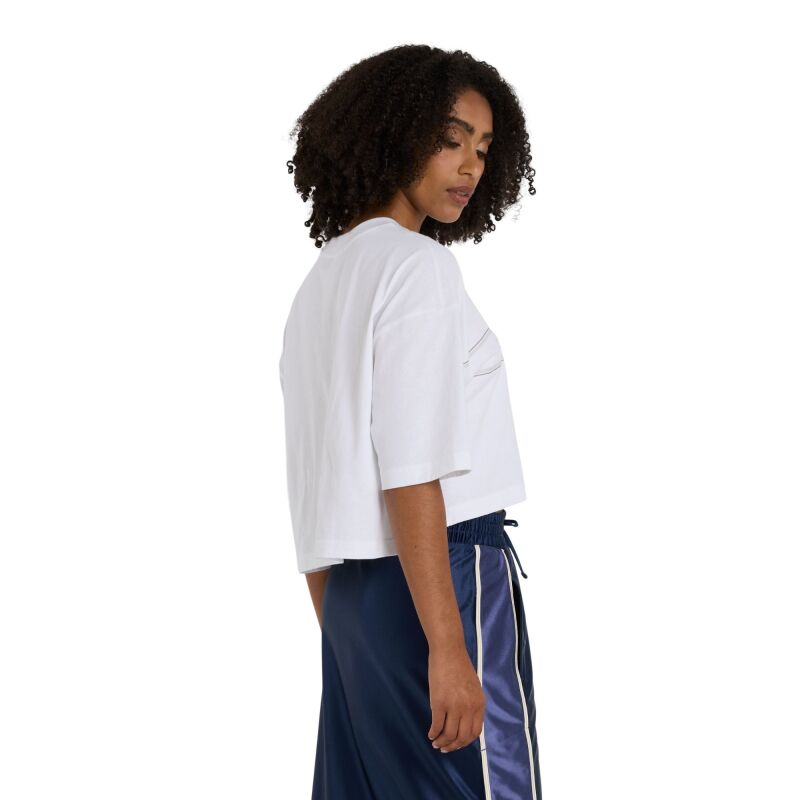 New Balance Athletics Linear Logo T-Shirt White