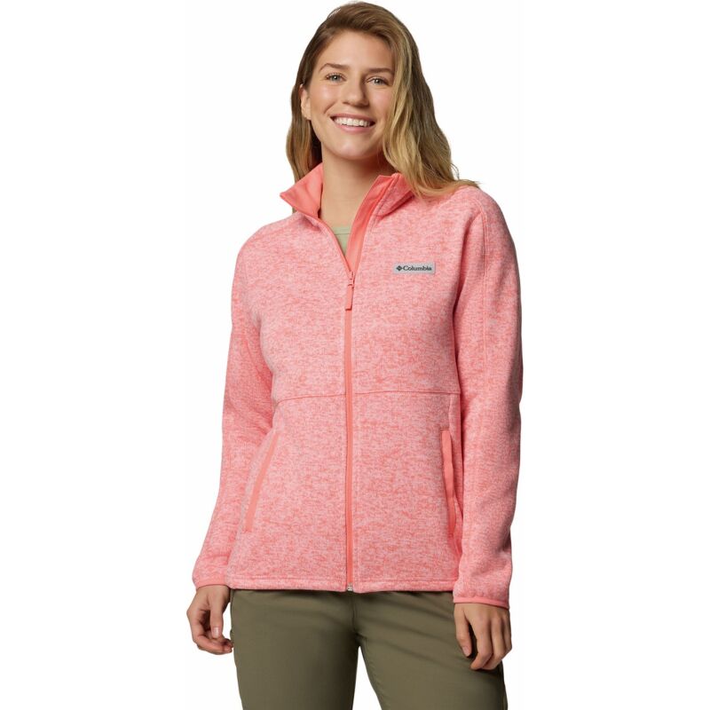 Columbia Sweater Weather Full Zip II Pink Agave/ Dusty Pink Heather
