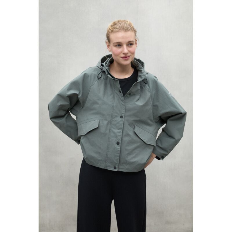 ECOALF BELUMUTALF JACKET WOMAN Charcoal Khaki
