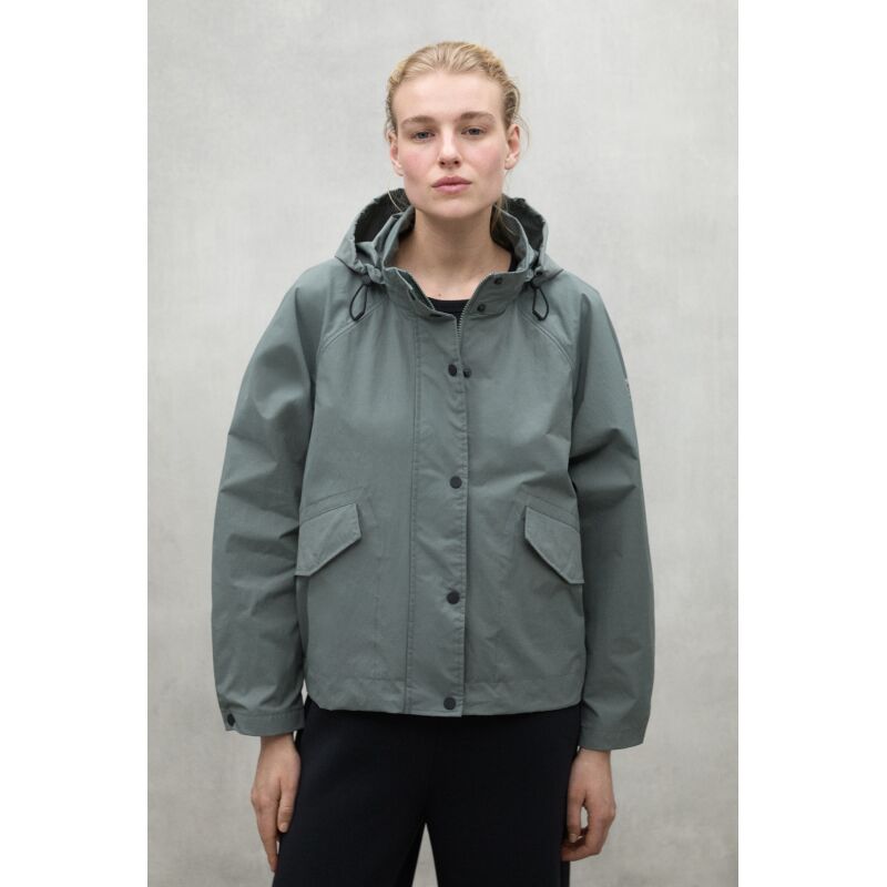 ECOALF BELUMUTALF JACKET WOMAN Charcoal Khaki
