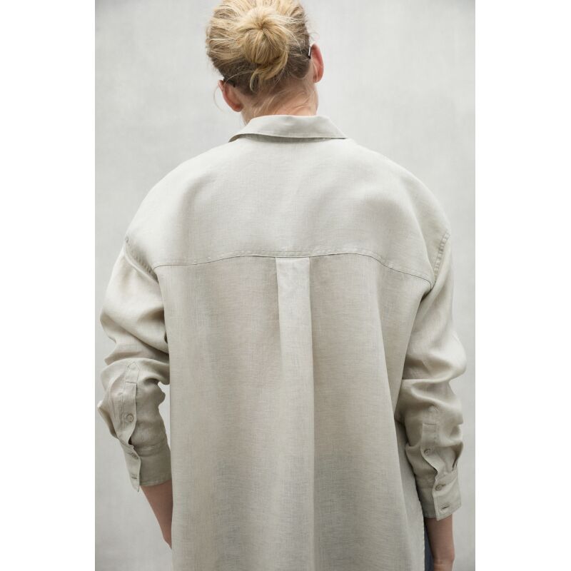 ECOALF DARIAALF LINEN SHIRT WOMAN Mist