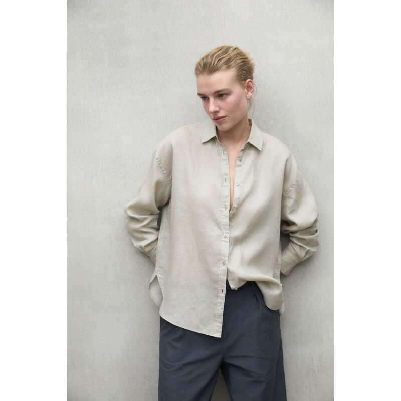 ECOALF DARIAALF LINEN SHIRT WOMAN Mist