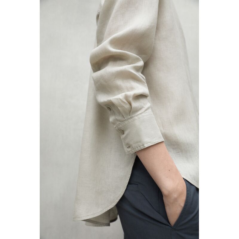 ECOALF DARIAALF LINEN SHIRT WOMAN Mist