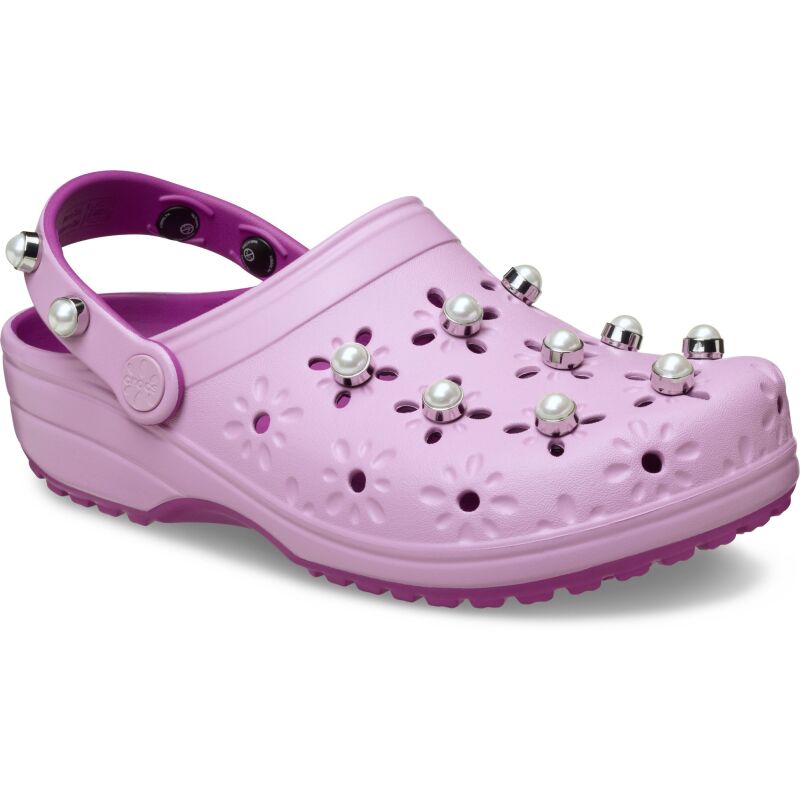 Crocs™ Floral Cutout Elevated Clog Hydrangea