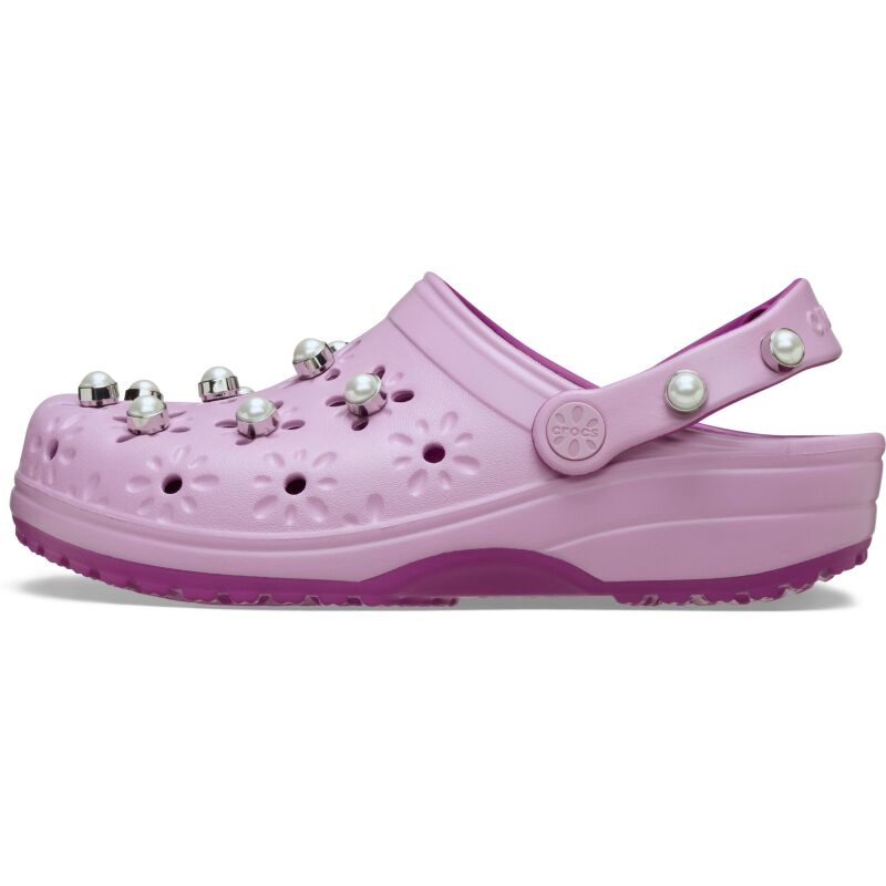 Crocs™ Floral Cutout Elevated Clog Hydrangea