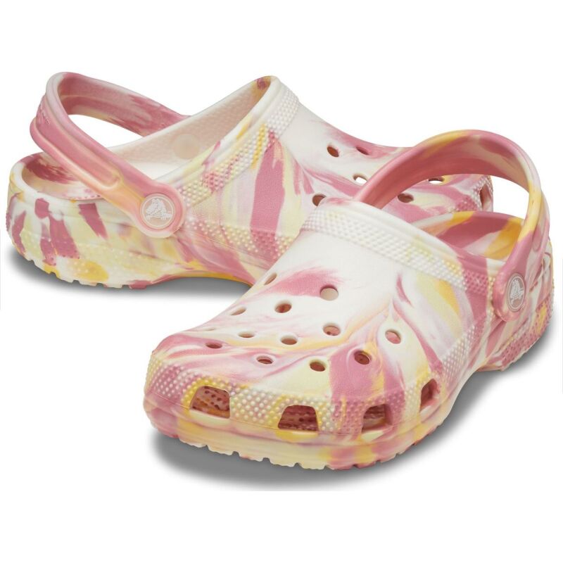 Crocs™ Classic Glow Marbled Clog Kid's 210720 Daylily/Multi
