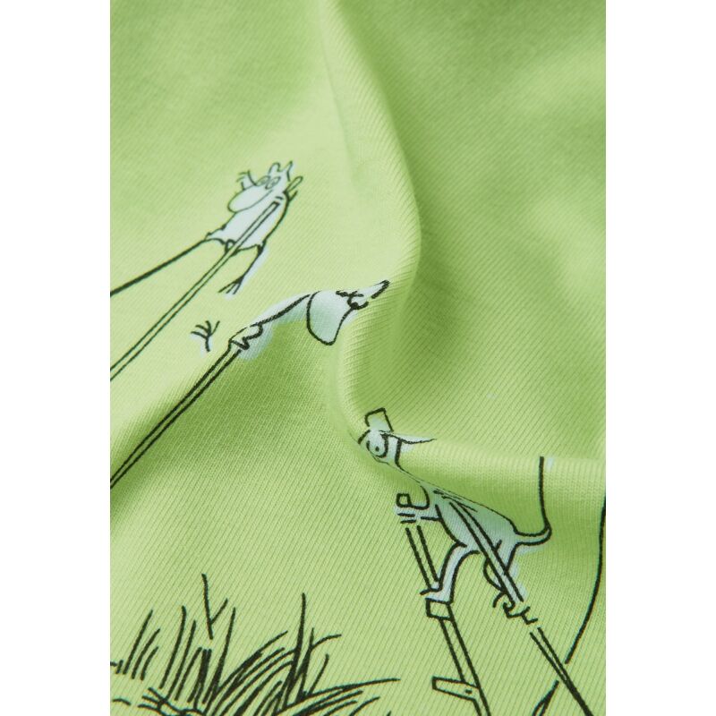 REIMA Reversible Organic Cotton Beanie Moomin Tanssi 5300336E Light Lime