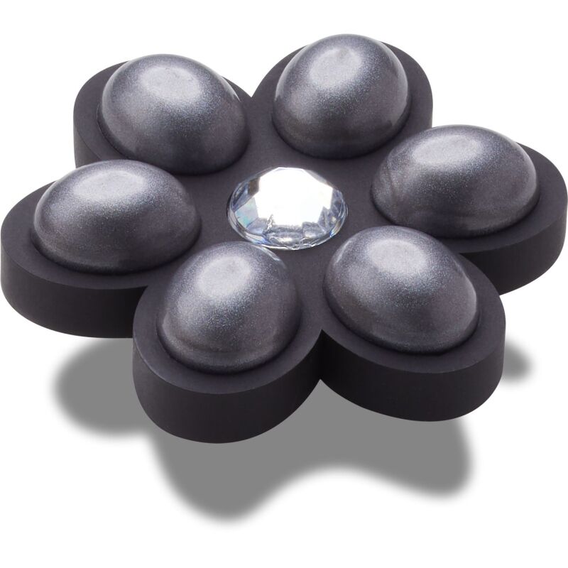 Crocs™ Jibbitz Charcoal Flower Gem 196265858439