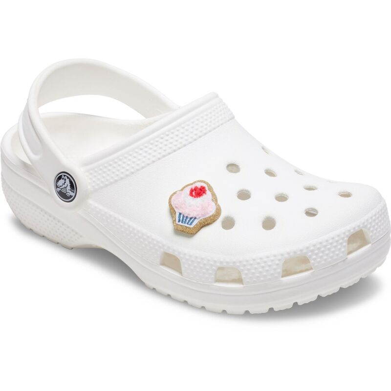 Crocs™ Jibbitz Patchwork Pink Cupcake 196265859047