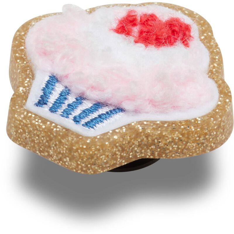 Crocs™ Jibbitz Patchwork Pink Cupcake 196265859047