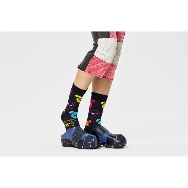Happy Socks Dog Sock Black 9050