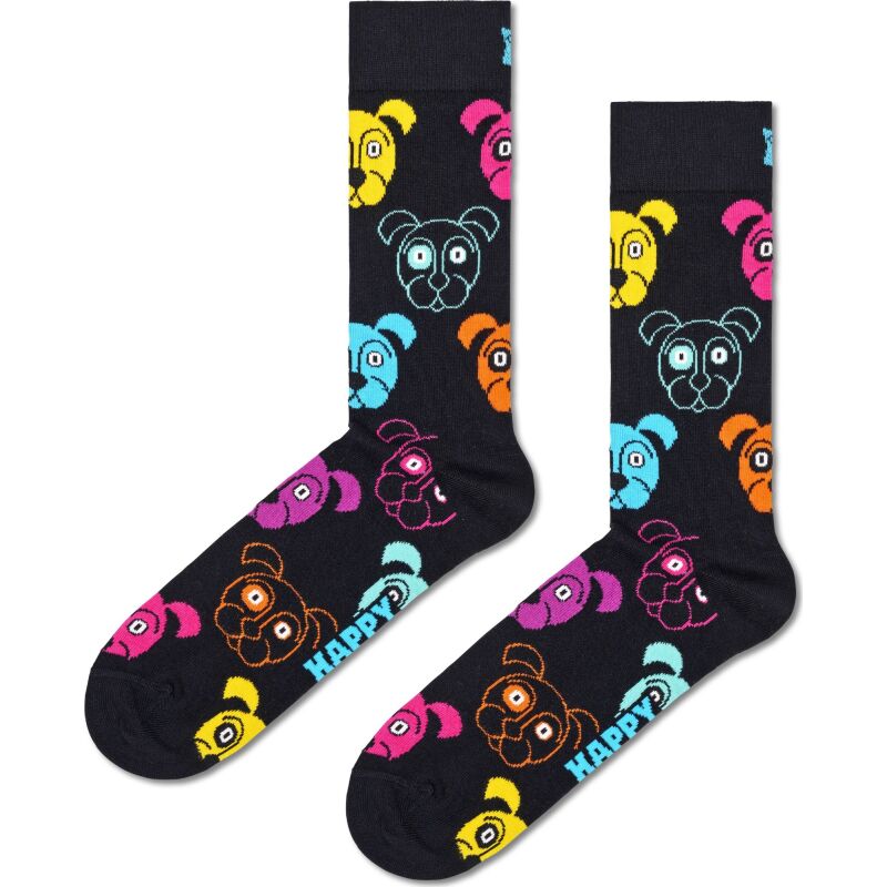 Happy Socks Dog Sock Black 9050