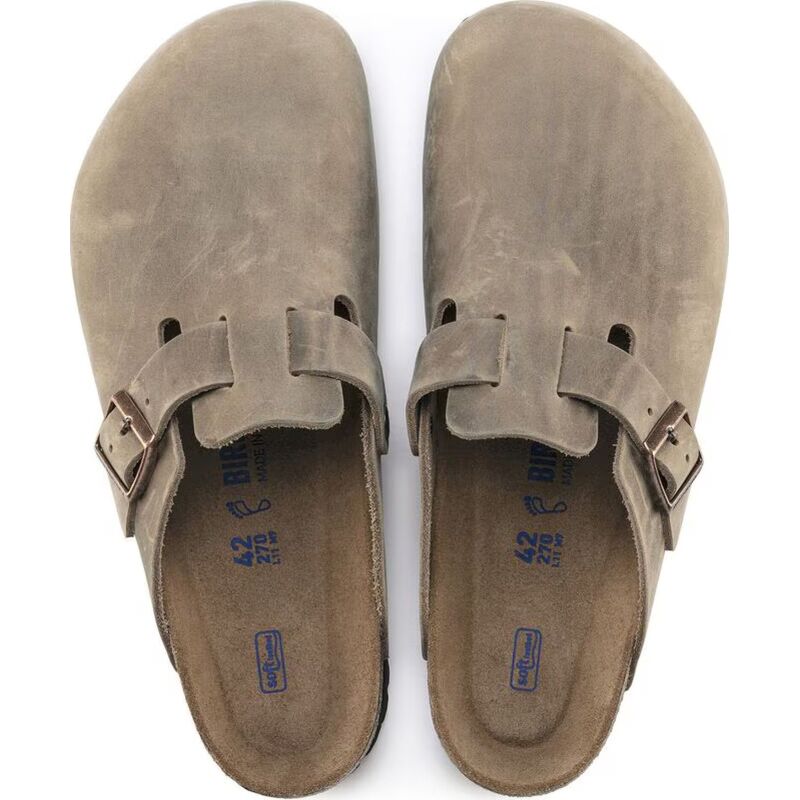 Birkenstock Boston Soft Footbed Oiled Leather Regular Tabacco Brown