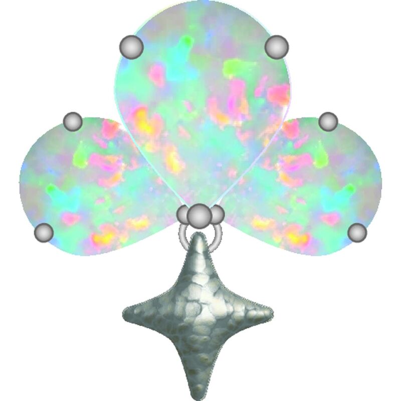 Crocs™ Jibbitz Opalescent Meta Dangle 